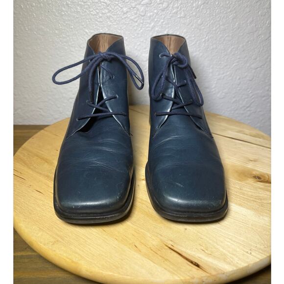 Easy Spirit Dark Blue Leather Booties size 9-9.5 - Picture 7 of 7